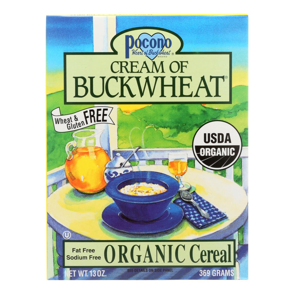 Pocono Cream Of Buckwheat - Organic - Case Of 6 - 13 Oz. - Lakehouse Foods