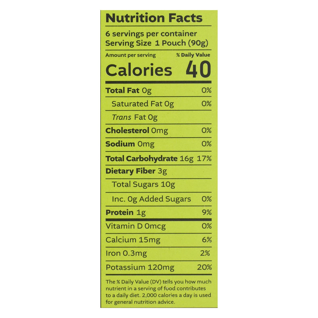White Leaf Provisions - Baby Food Pear Ban Kiwi - Case Of 6 - 3.2 Oz - Lakehouse Foods
