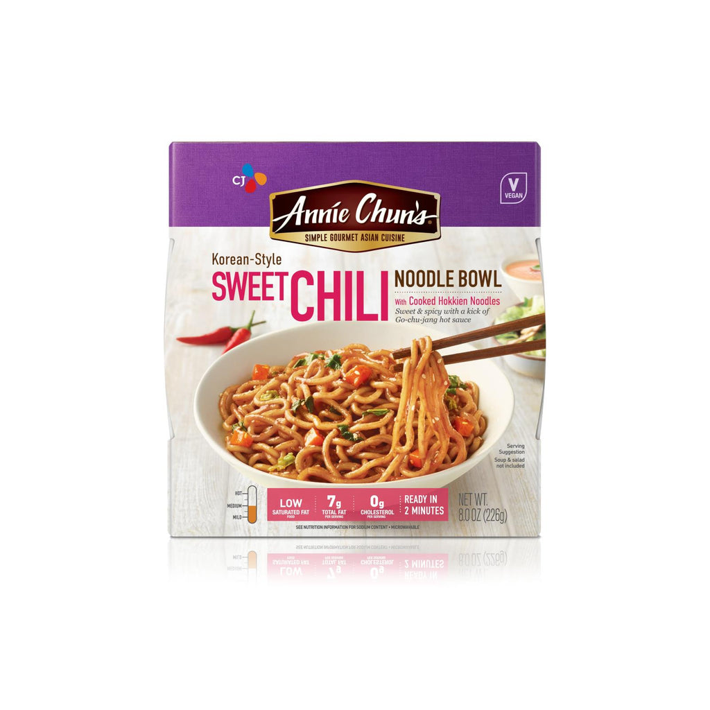 Annie Chun's Korean Sweet Chili Noodle Bowl - Case Of 6 - 7.9 Oz. - Lakehouse Foods