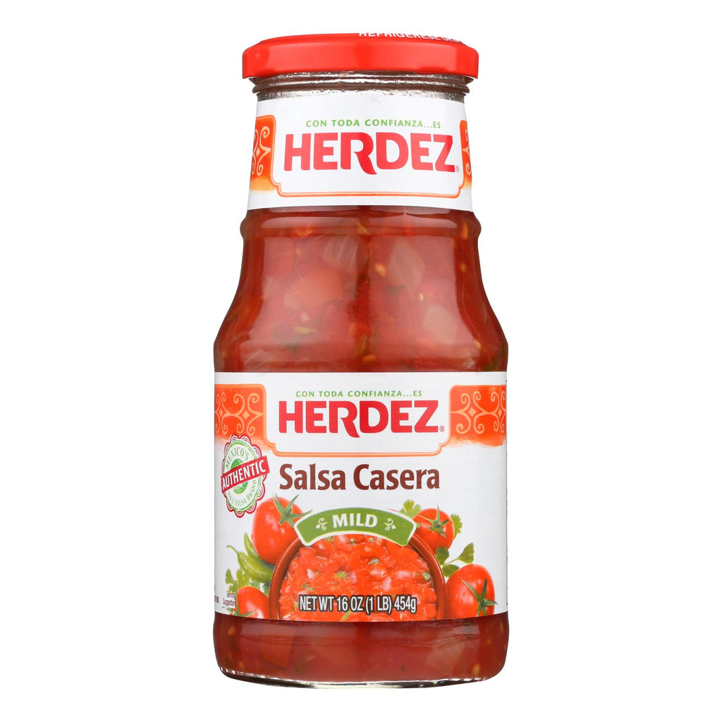 Herdez Salsa - Casera Medium - Case Of 12 - 16 Oz. - Lakehouse Foods