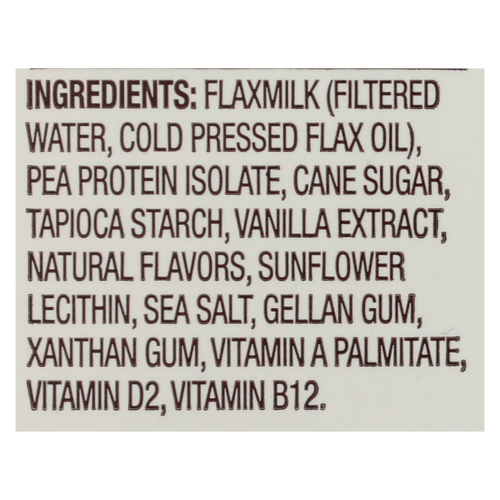 Good Karma Flax Milk - Protein - Vanilla - Case Of 6 - 32 Fl Oz - Lakehouse Foods