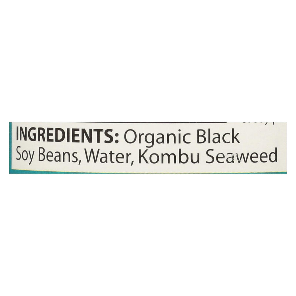 Eden Foods Organic Black Soy Beans - Case Of 12 - 15 Oz. - Lakehouse Foods