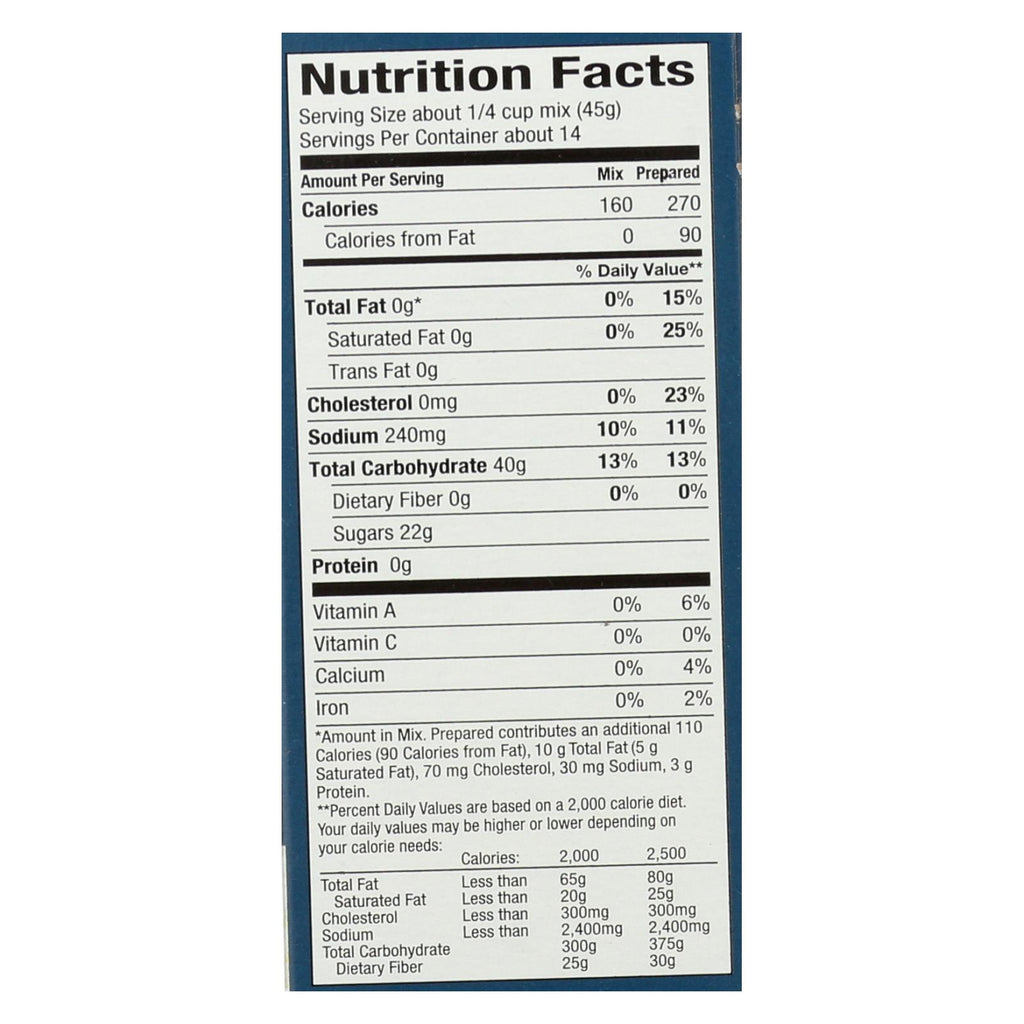 King Arthur Yellow Cake Mix - Case Of 6 - 22 Oz. - Lakehouse Foods