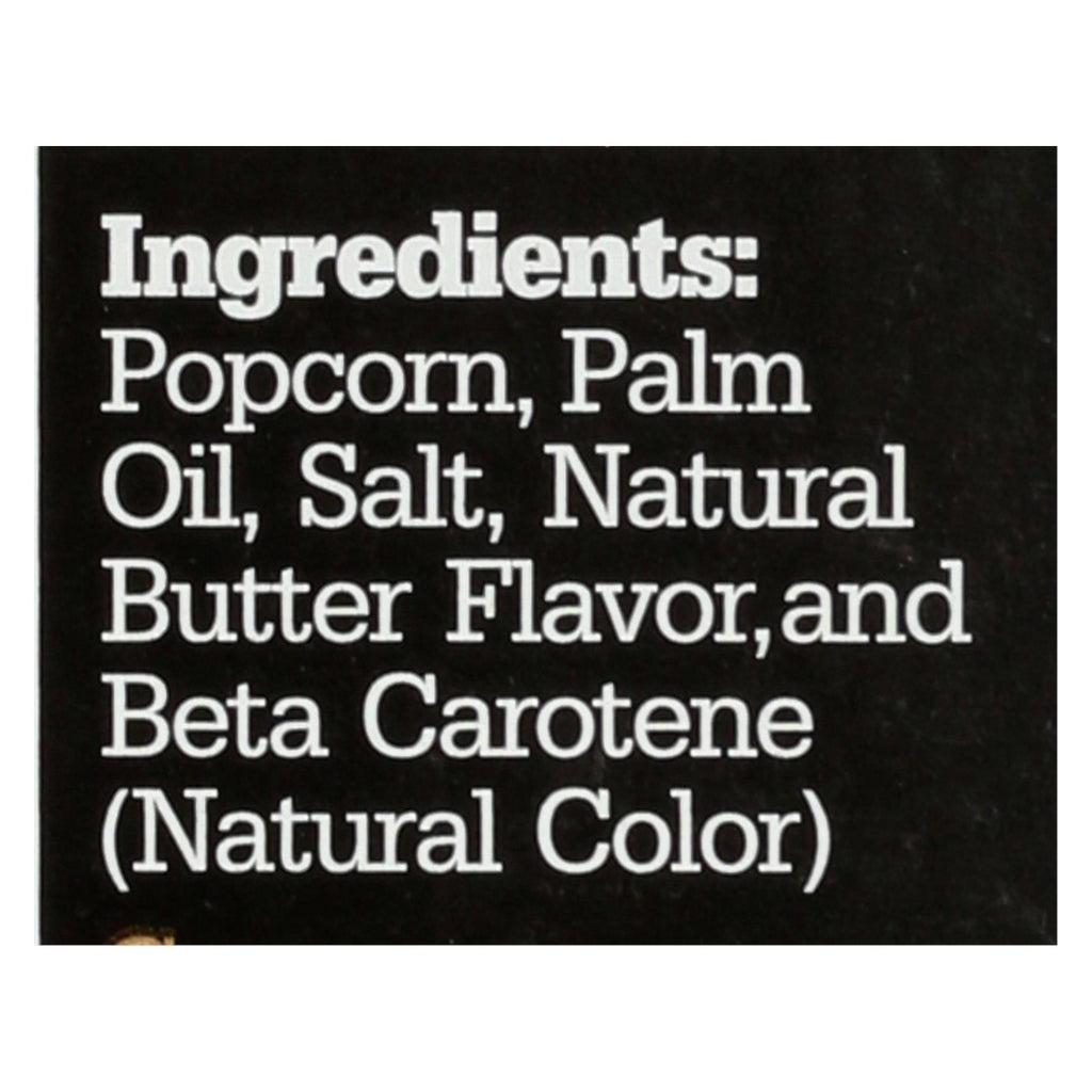 Black Jewell Microwave Popcorn - Butter - Case Of 6 - 3-3.5 Oz. Bags Each - 10.5 Oz. - Lakehouse Foods