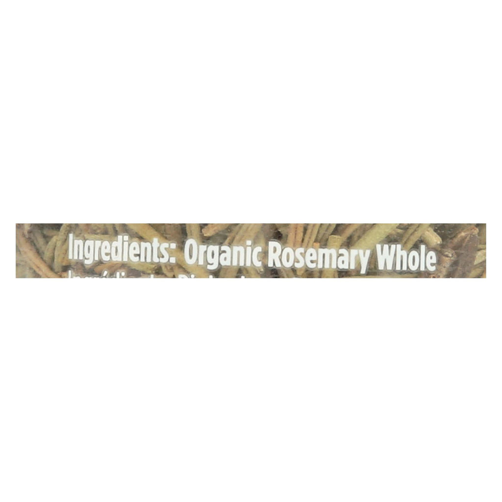 Spicely Organics - Organic Rosemary - Whole - Case Of 3 - 0.5 Oz. - Lakehouse Foods