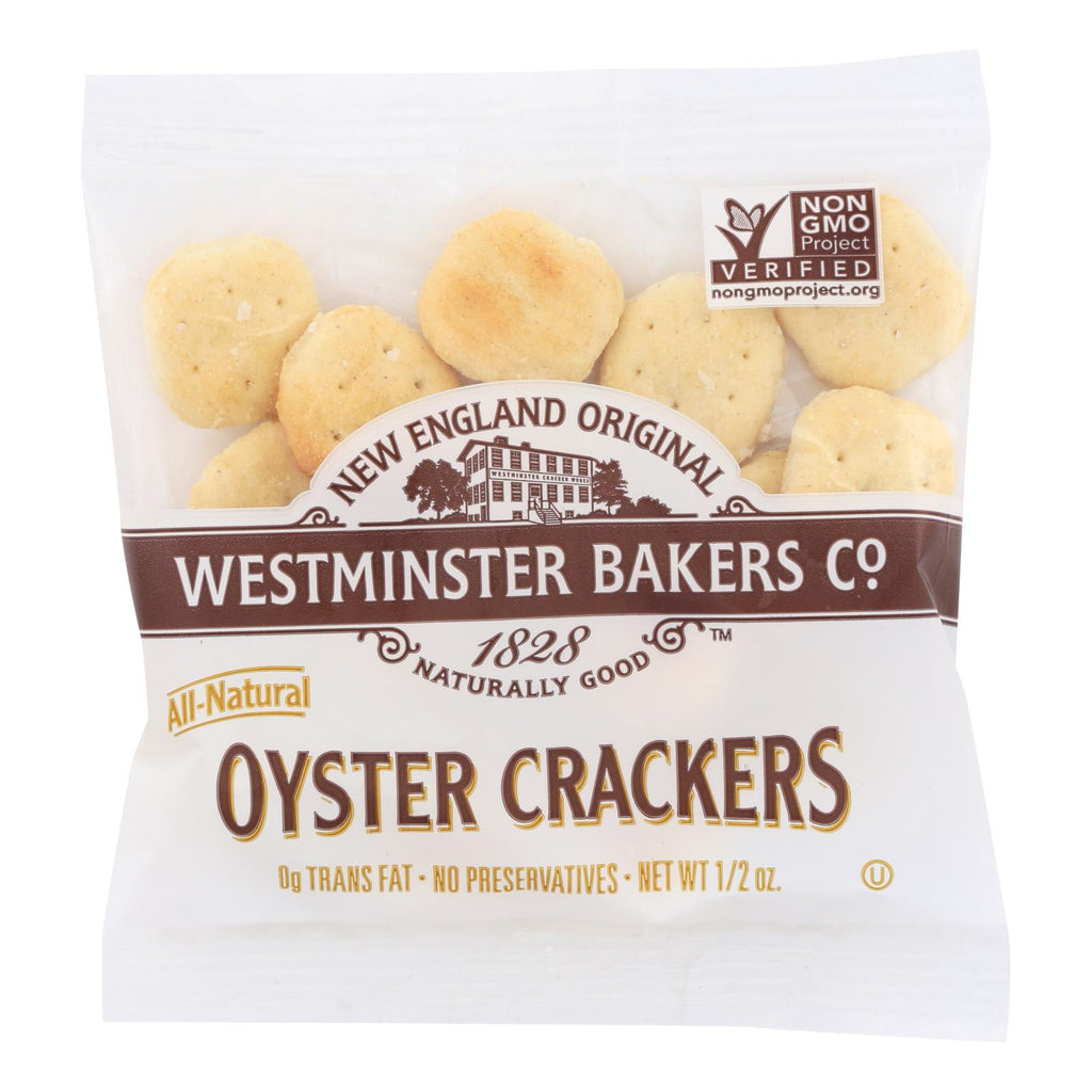 Westminster Cracker Oyster Old Fashioned Crackers - Case Of 150 - 0.5 Oz. - Lakehouse Foods