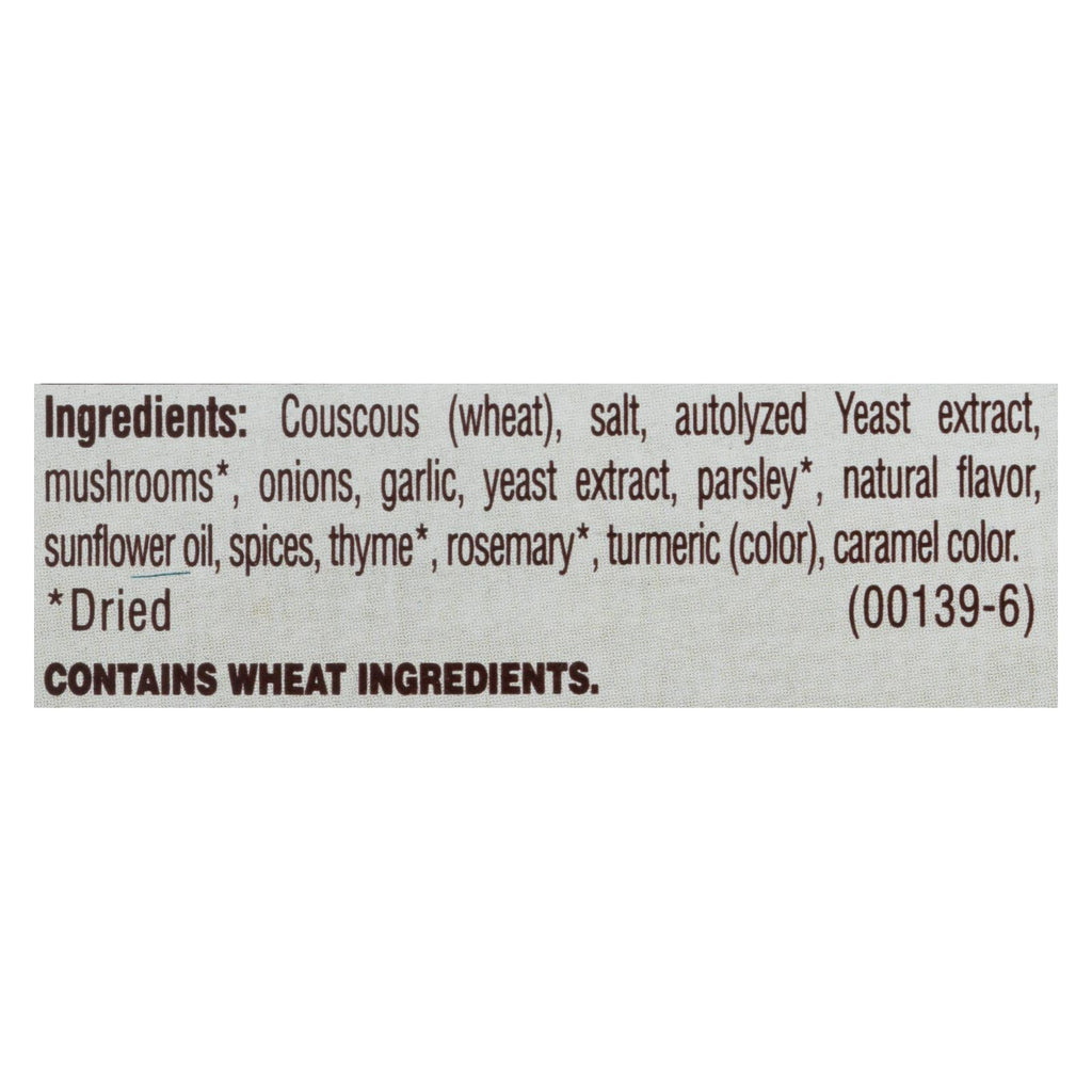 Near East Couscous Mix - Wild Mushroom And Herb - Case Of 12 - 5.4 Oz. - Lakehouse Foods