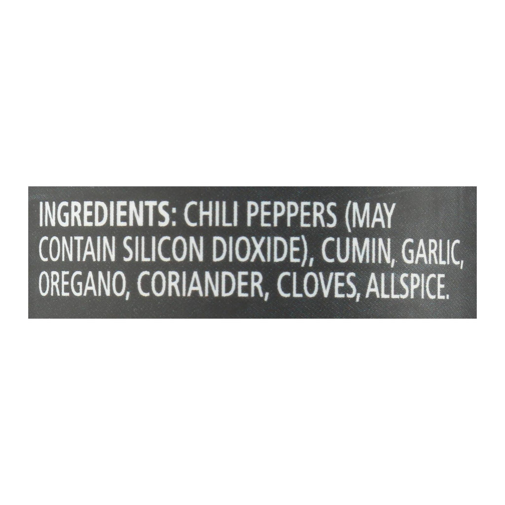 Frontier Natural Products Coop - Chili Powder No Salt - 1 Each 1-1.76 Oz - Lakehouse Foods