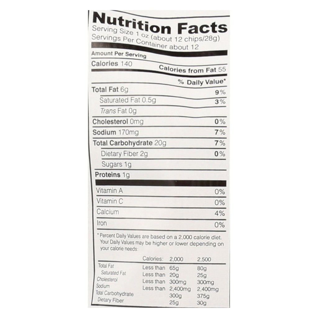 Mi Nina's White Corn Tortilla Chips With Jalapeno Aguave  - Case Of 9 - 12 Oz - Lakehouse Foods