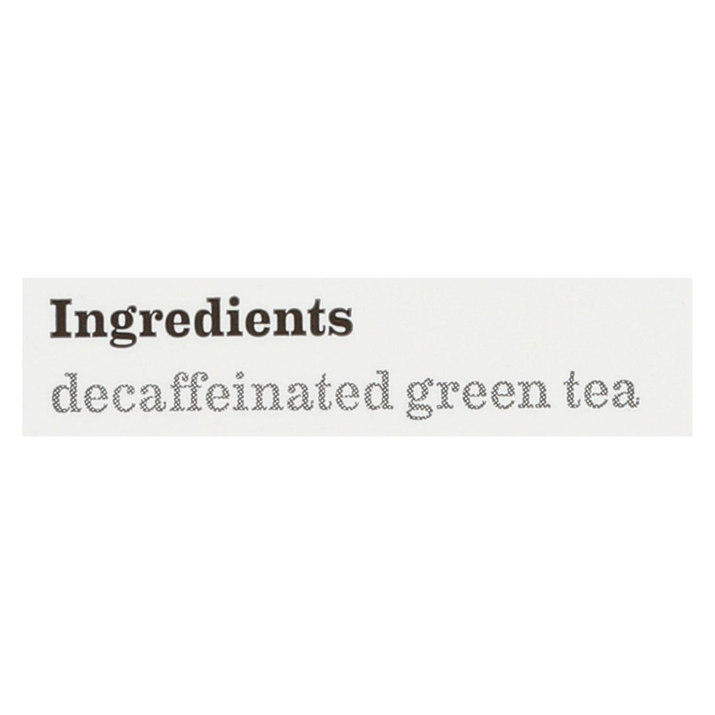 Bigelow Tea Decaf Green Tea - Case Of 6 - 20 Bag - Lakehouse Foods