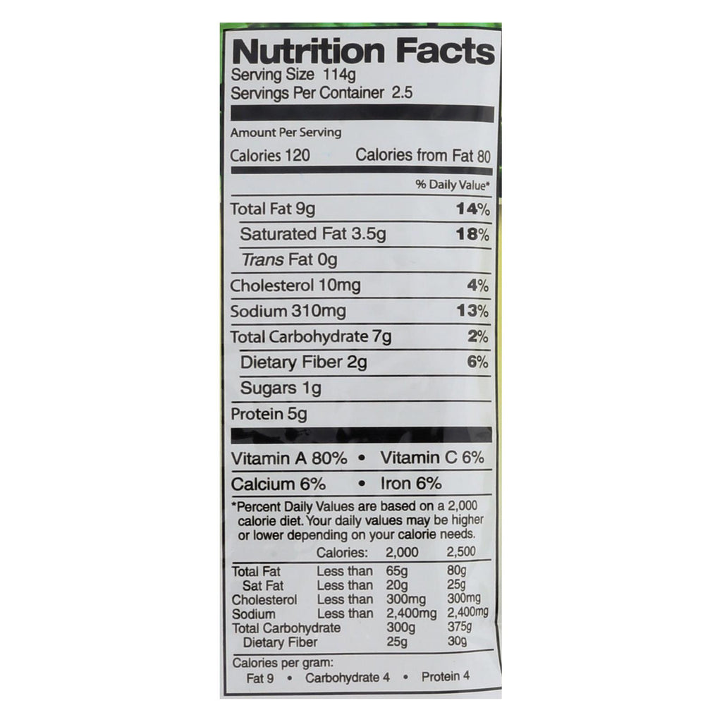 Jyoti Cuisine India Saag Paneer - Case Of 6 - 10 Oz. - Lakehouse Foods