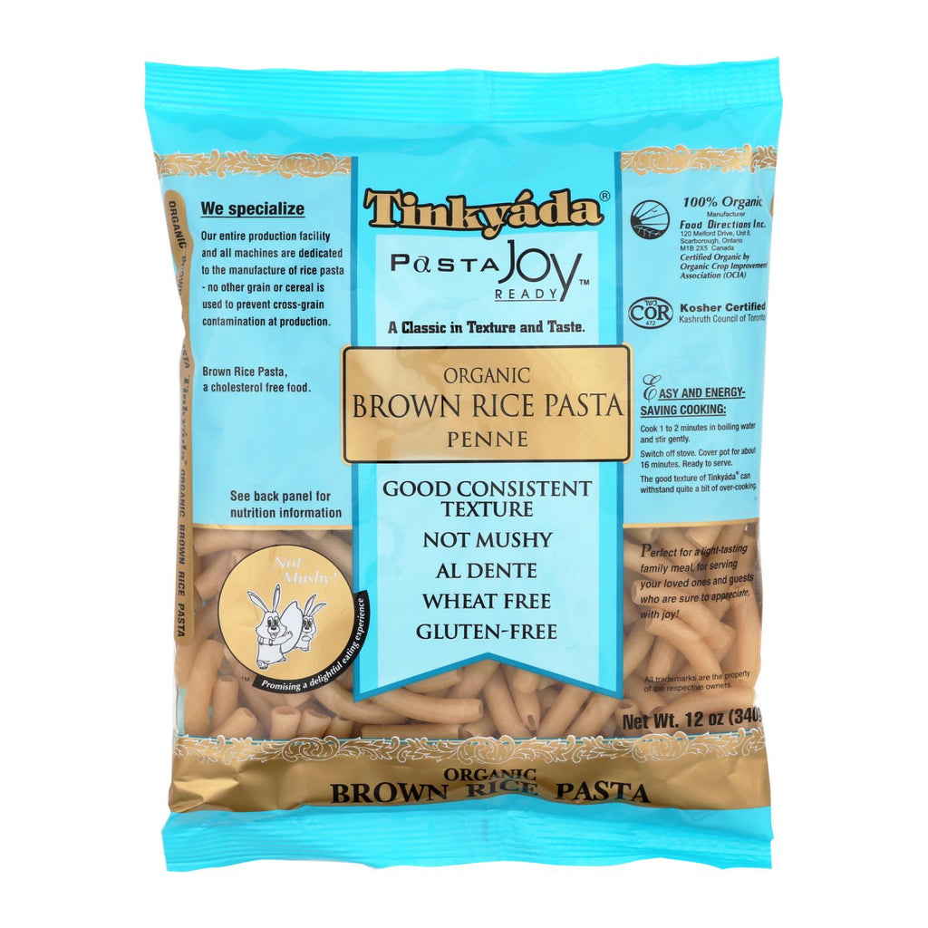 Tinkyada Organic Brown Rice Penne - Case Of 12 - 12 Oz - Lakehouse Foods