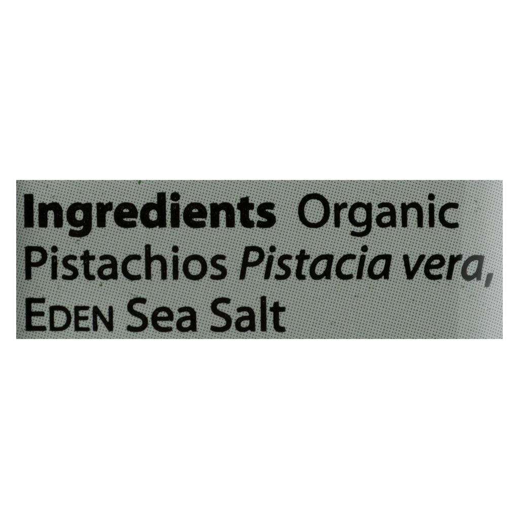 Eden Foods Organic Pocket Snacks - Pistachios - Shelled And Dry Roasted - 1 Oz - Case Of 12 - Lakehouse Foods
