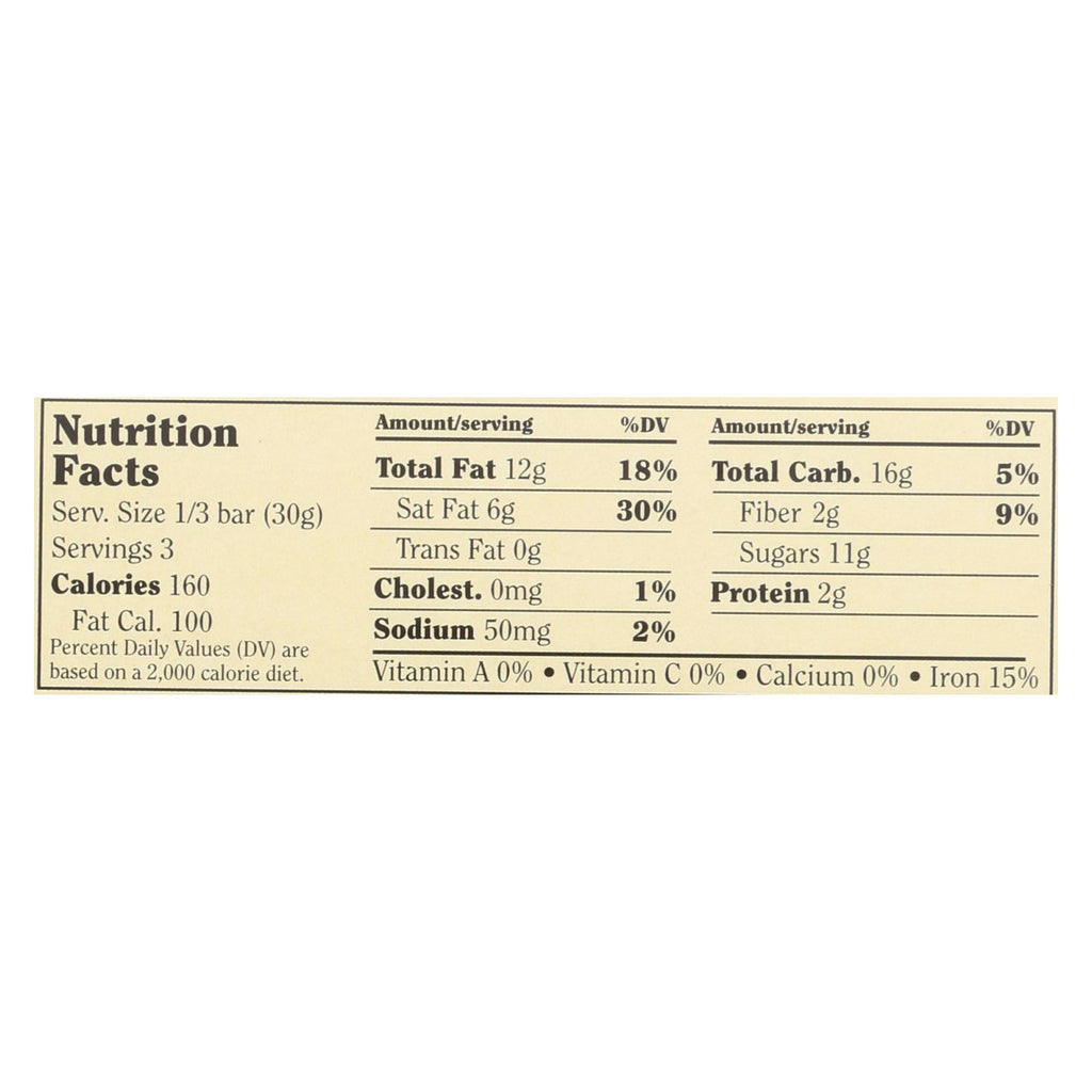 Chocolove Xoxox - Bar - Almond - Toffe - Sea Salt - Dark Chocolate - Case Of 12 - 3.2 Oz - Lakehouse Foods