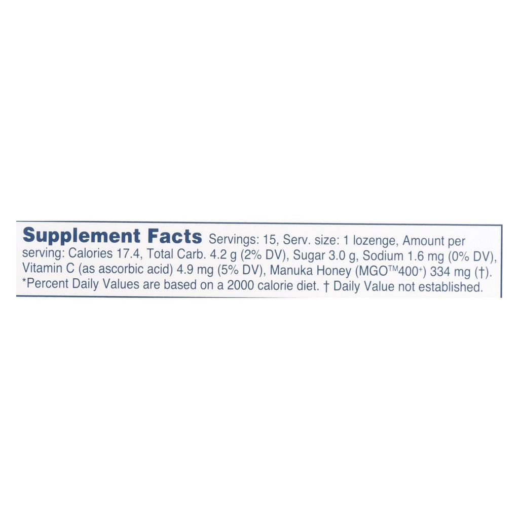 Manuka Health - Loz Honey Mgo 400+lem Ginger - 1 Each 1-15 Ct - Lakehouse Foods