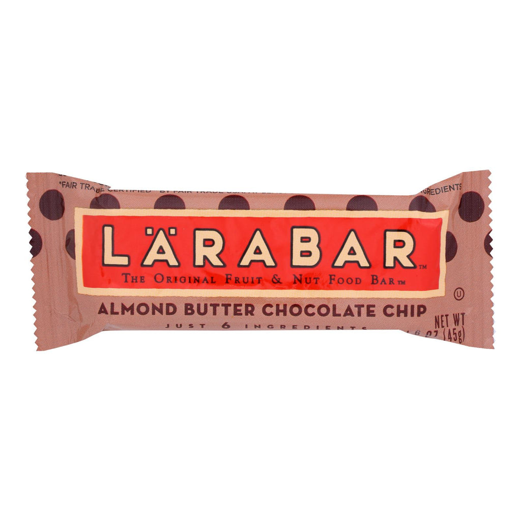 Larabar - Original Fruit And Nut Bar - Almond Butter Chocolate Chip - Case Of 16 - 1.6 Oz. - Lakehouse Foods