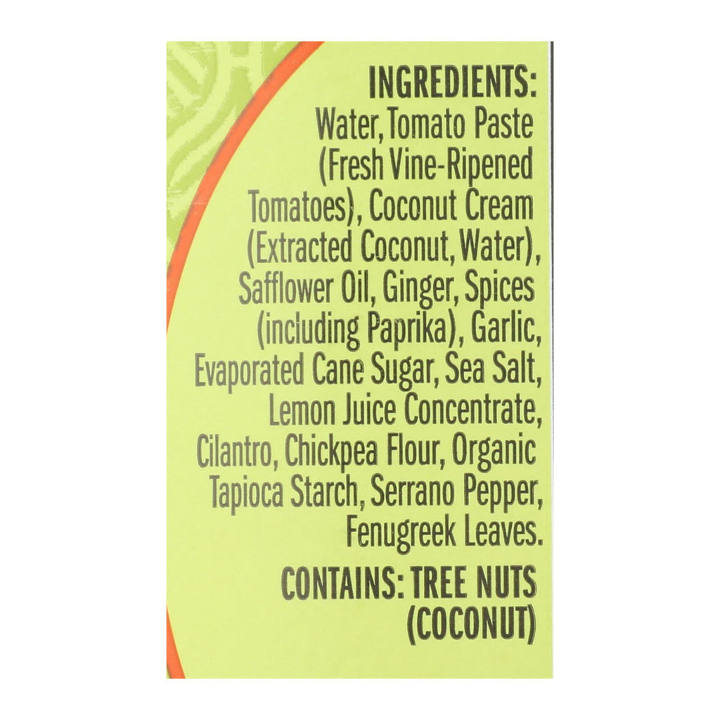 Maya Kaimal - Smmr Sauce Vgn Tikka Masala - Case Of 6 - 12.5 Oz - Lakehouse Foods