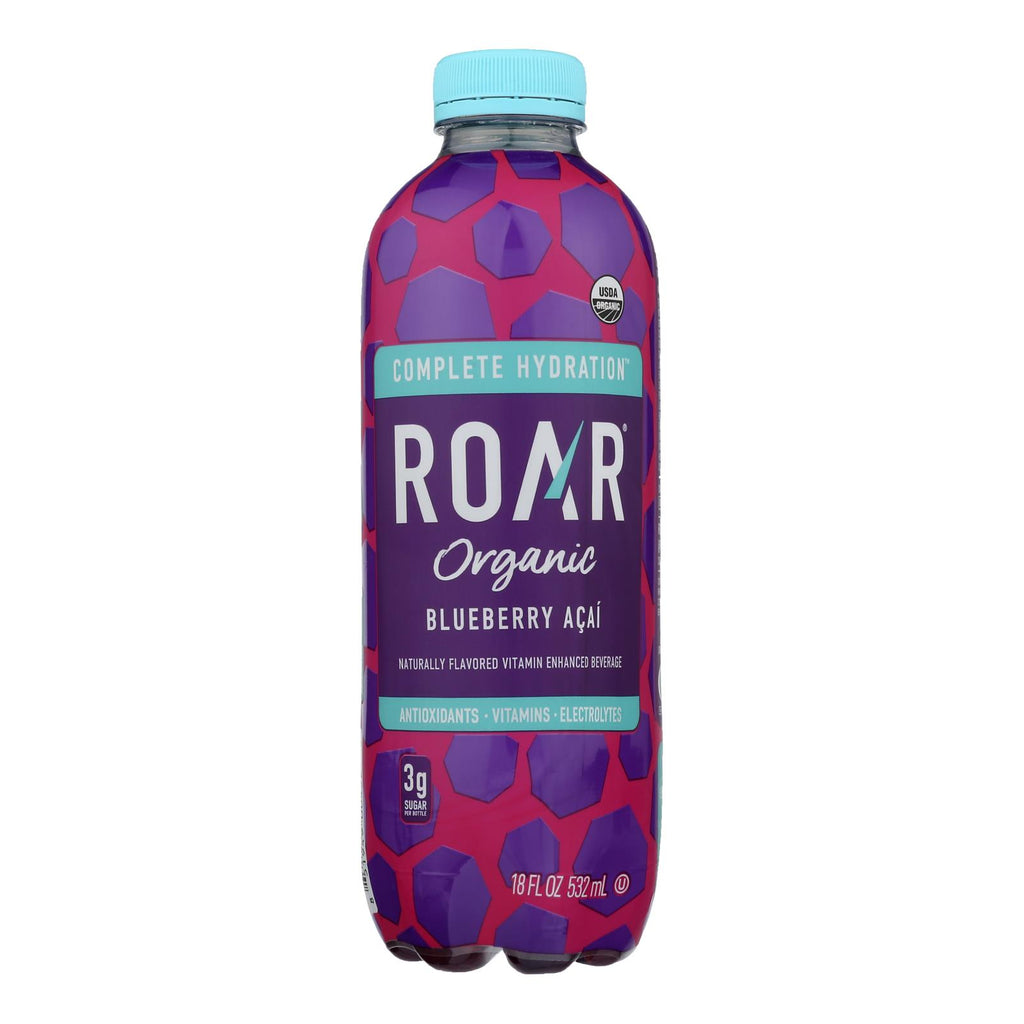 Roar Organic - Water Blueberry Acai - Case Of 12-18 Fz - Lakehouse Foods