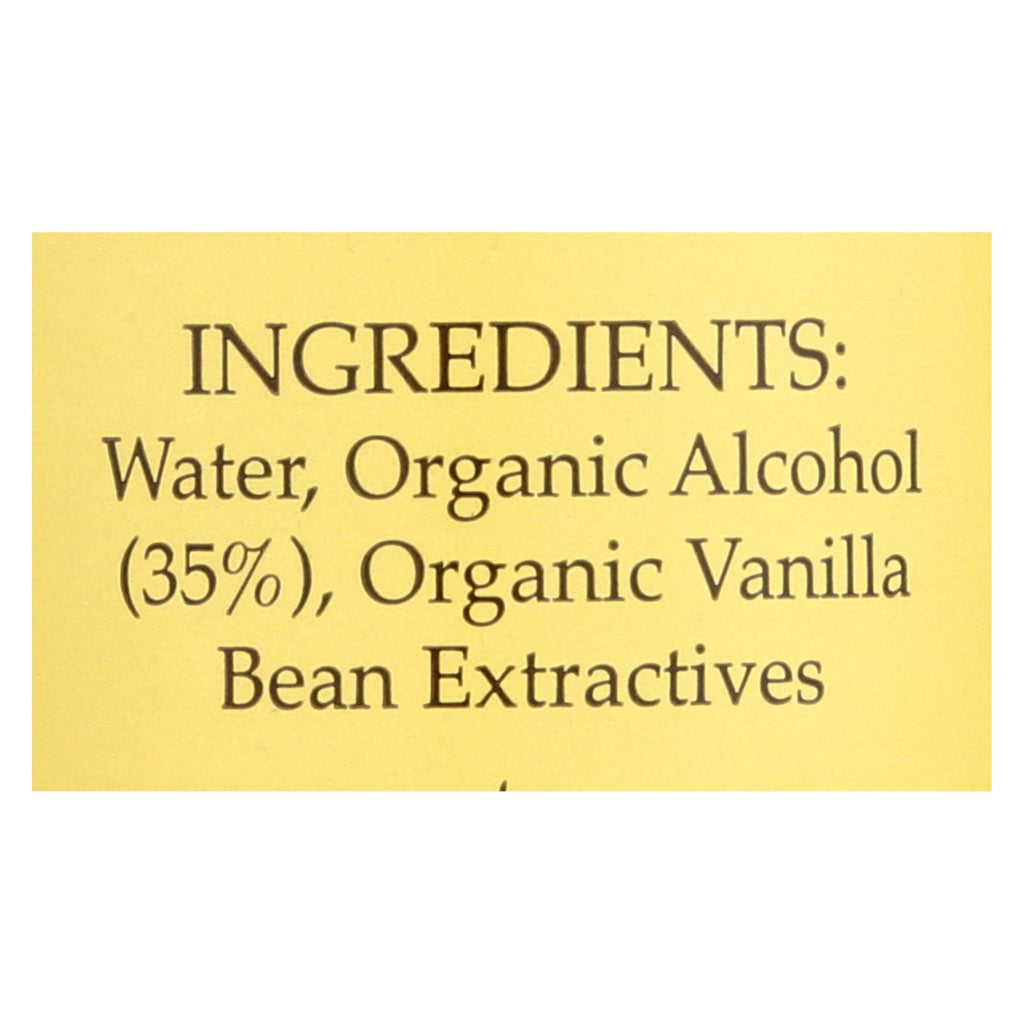 Flavorganics Extract - Organic - Vanilla - 2 Oz - Case Of 12 - Lakehouse Foods