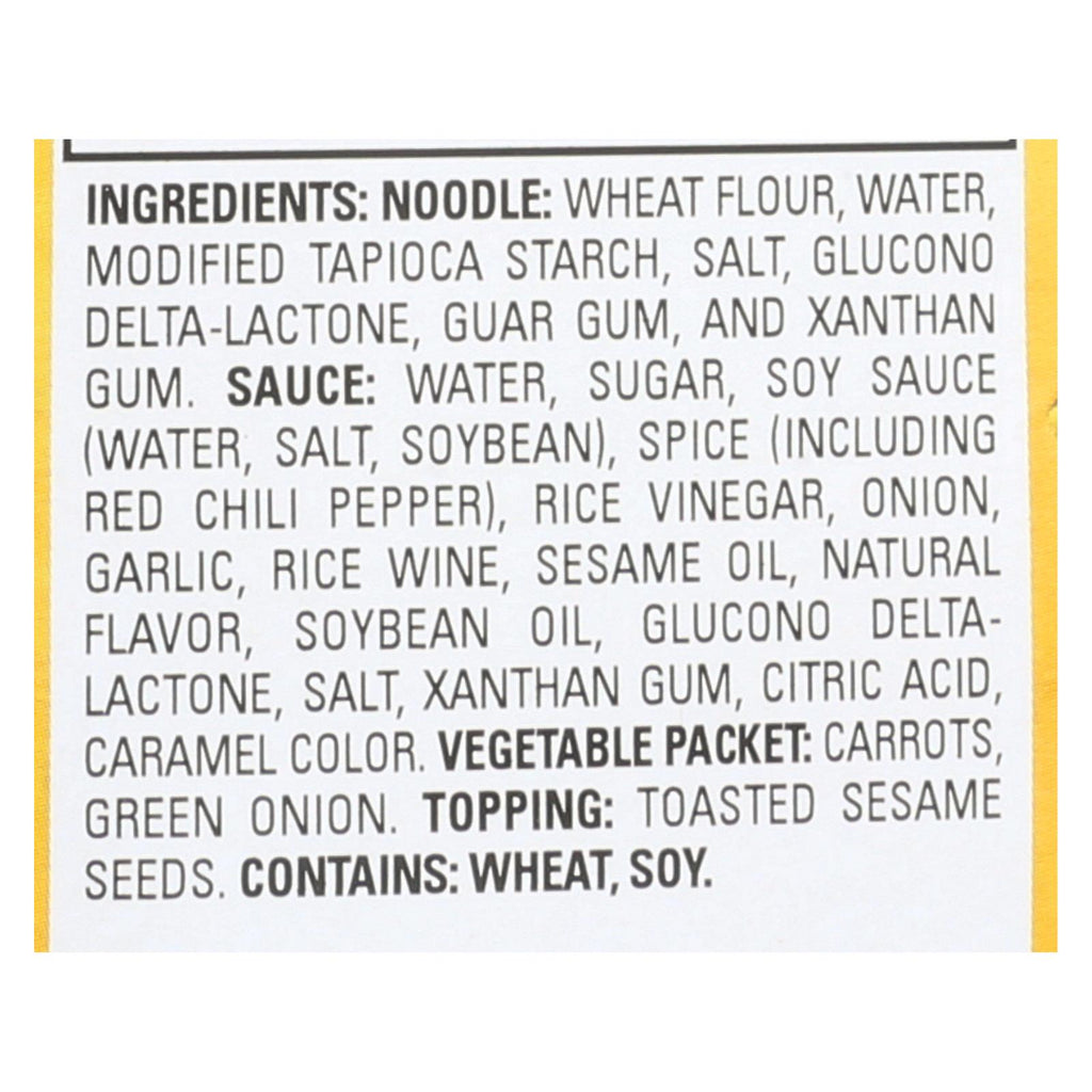 Simply Asia Sesame Teriyaki Noodle Bowl - Case Of 6 - 8.5 Oz. - Lakehouse Foods