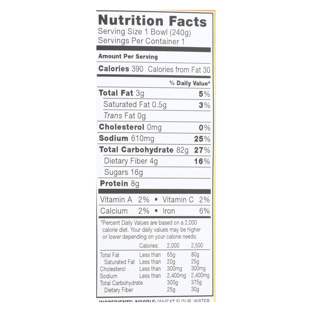 Simply Asia Sesame Teriyaki Noodle Bowl - Case Of 6 - 8.5 Oz. - Lakehouse Foods