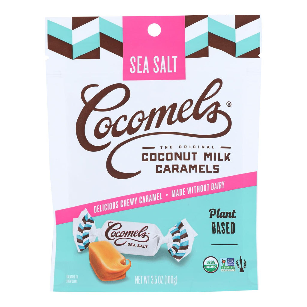 Cocomel - Organic Coconut Milk Caramels - Sea Salt - Case Of 6 - 3.5 Oz. - Lakehouse Foods