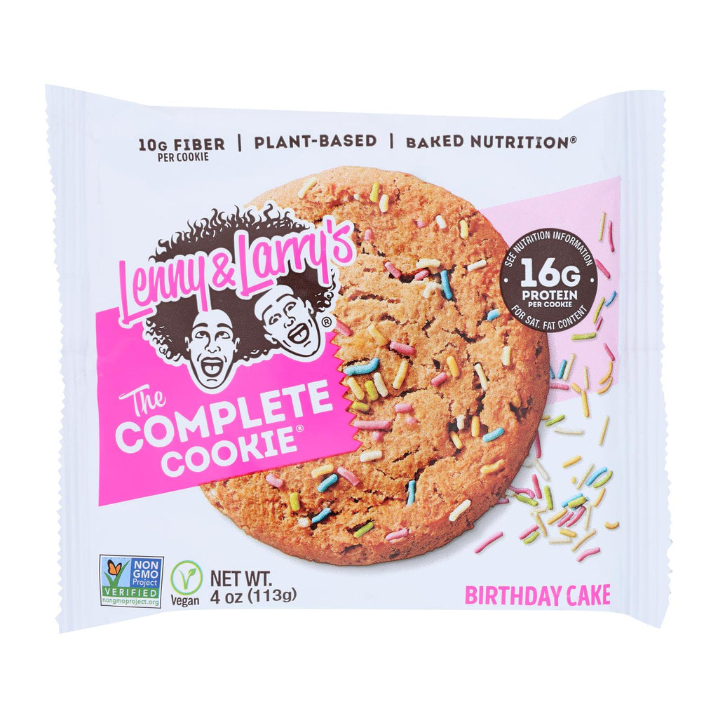 Lenny And Larry's The Complete Cookie Birthday Cake - Case Of 12 - 4 Oz - Lakehouse Foods