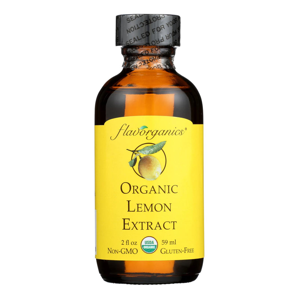 Flavorganics Organic Lemon Extract - 2 Oz - Lakehouse Foods