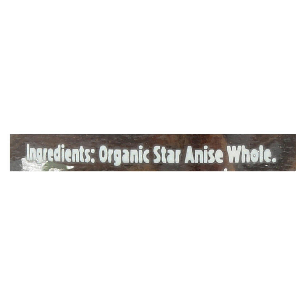 Spicely Organics - Organic Anise Star - Whole - Case Of 3 - 0.5 Oz. - Lakehouse Foods