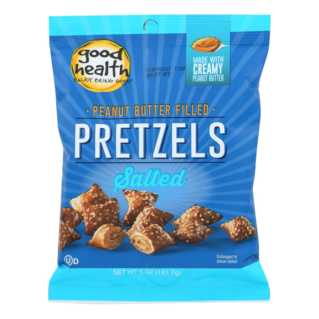 Good Health Butter Pretzels - Peanut Salted - Case Of 12 - 5 Oz. - Lakehouse Foods