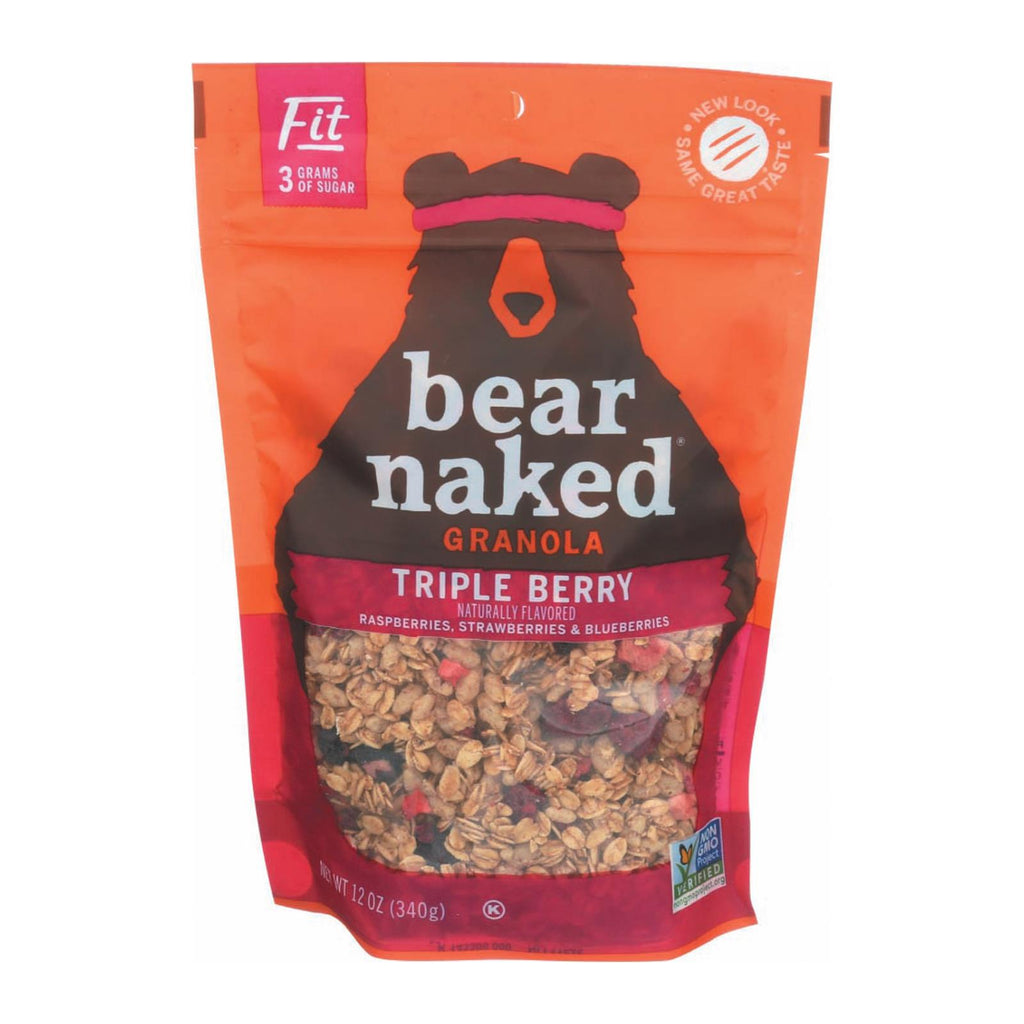 Bear Naked Granola - Triple Berry Fit - Case Of 6 - 12 Oz. - Lakehouse Foods