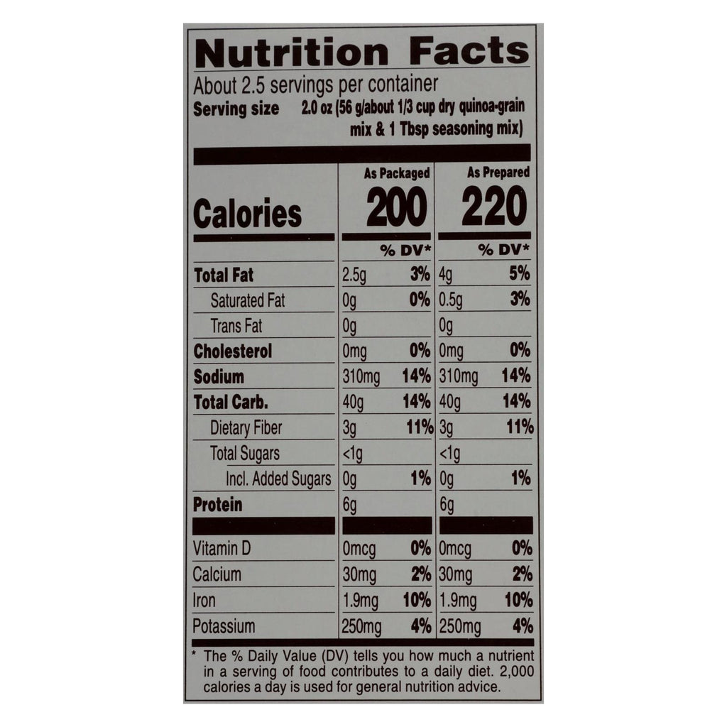 Near East Quinoa Blend - Roasted Red Pepper And Basi - Case Of 12 - 4.9 Oz. - Lakehouse Foods