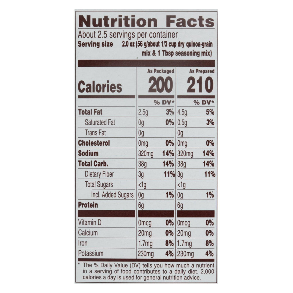 Near East - Quinoa Rosemary-olive Oil - Case Of 12-4.9 Oz - Lakehouse Foods