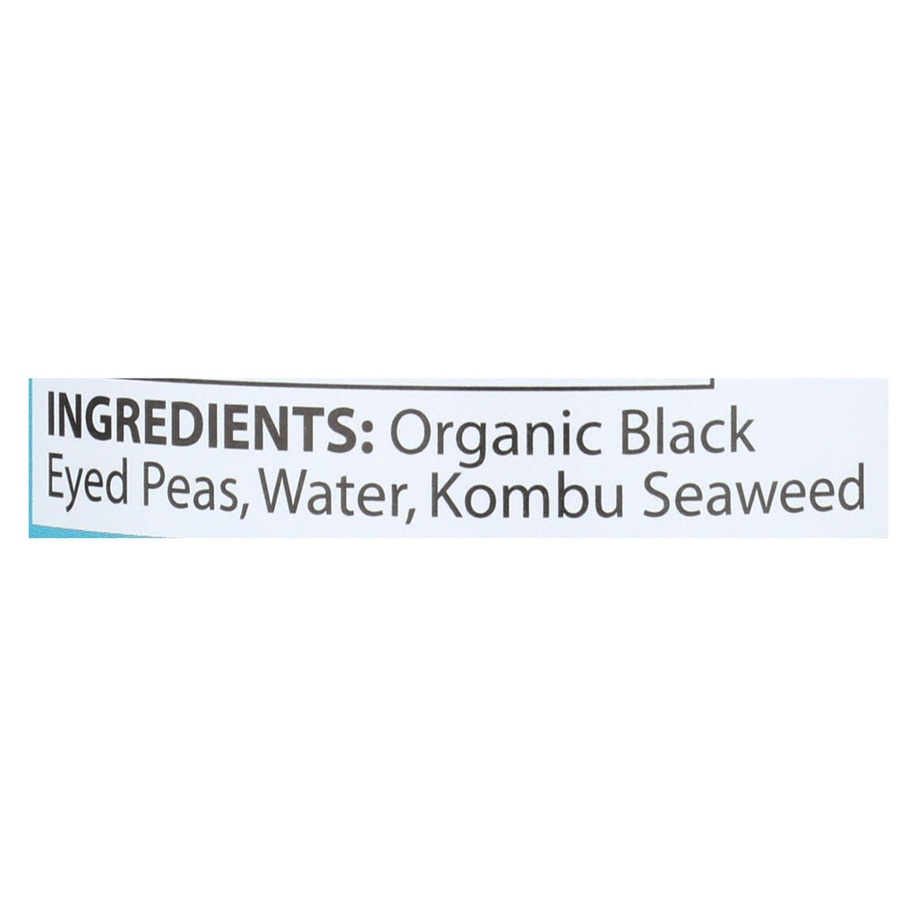 Eden Foods Organic Black Eyed Peas - Case Of 12 - 15 Oz. - Lakehouse Foods