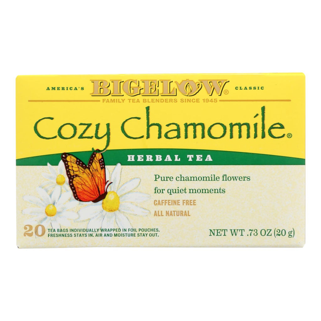 Bigelow Tea Herbal Tea - Cozy Chamomile - Case Of 6 - 20 Bag - Lakehouse Foods