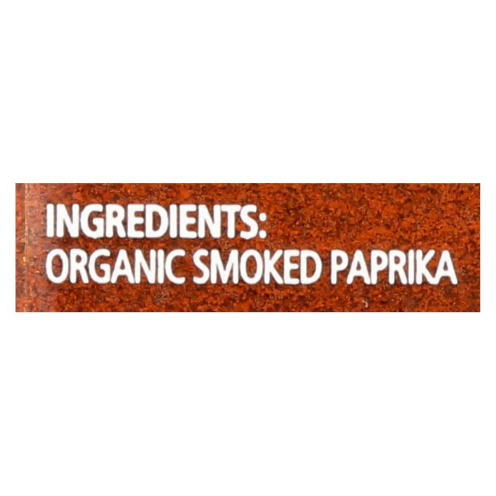 Simply Organic Smoked Paprika - Case Of 6 - 2.72 Oz. - Lakehouse Foods