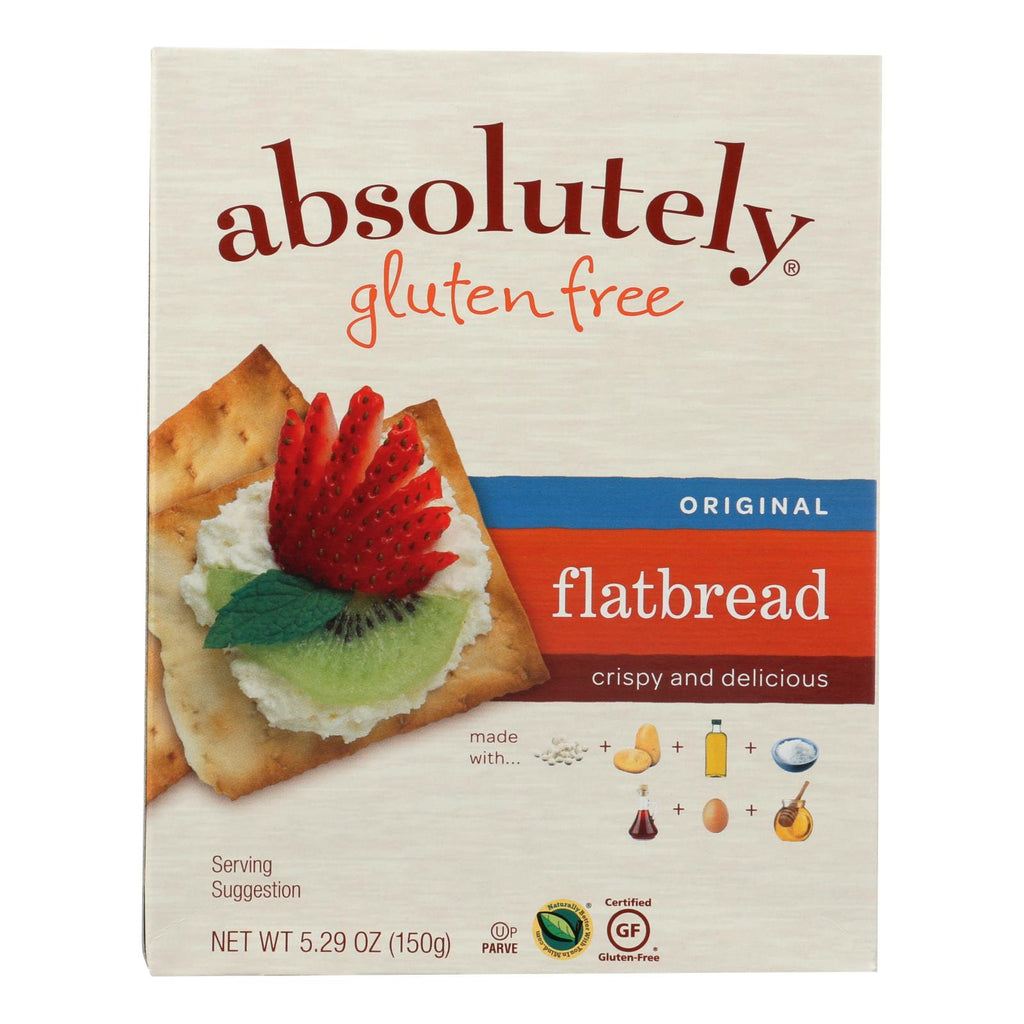 Absolutely Gluten Free - Flatbread - Original - Case Of 12 - 5.29 Oz. - Lakehouse Foods