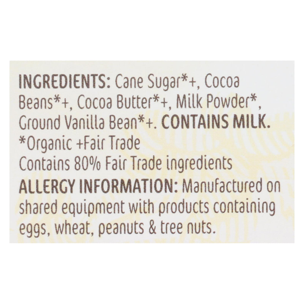 Theo Chocolate Organic Chocolate Bar - Classic - Milk Chocolate - 45 Percent Cacao - Pure - 3 Oz Bars - Case Of 12 - Lakehouse Foods