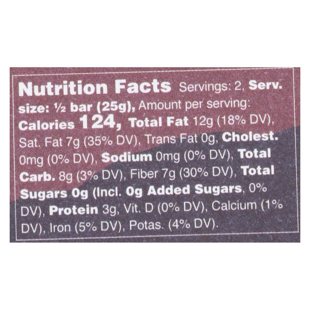 Raaka Chocolate - Bar 100% Cacao - Case Of 12 - 1.8 Oz - Lakehouse Foods