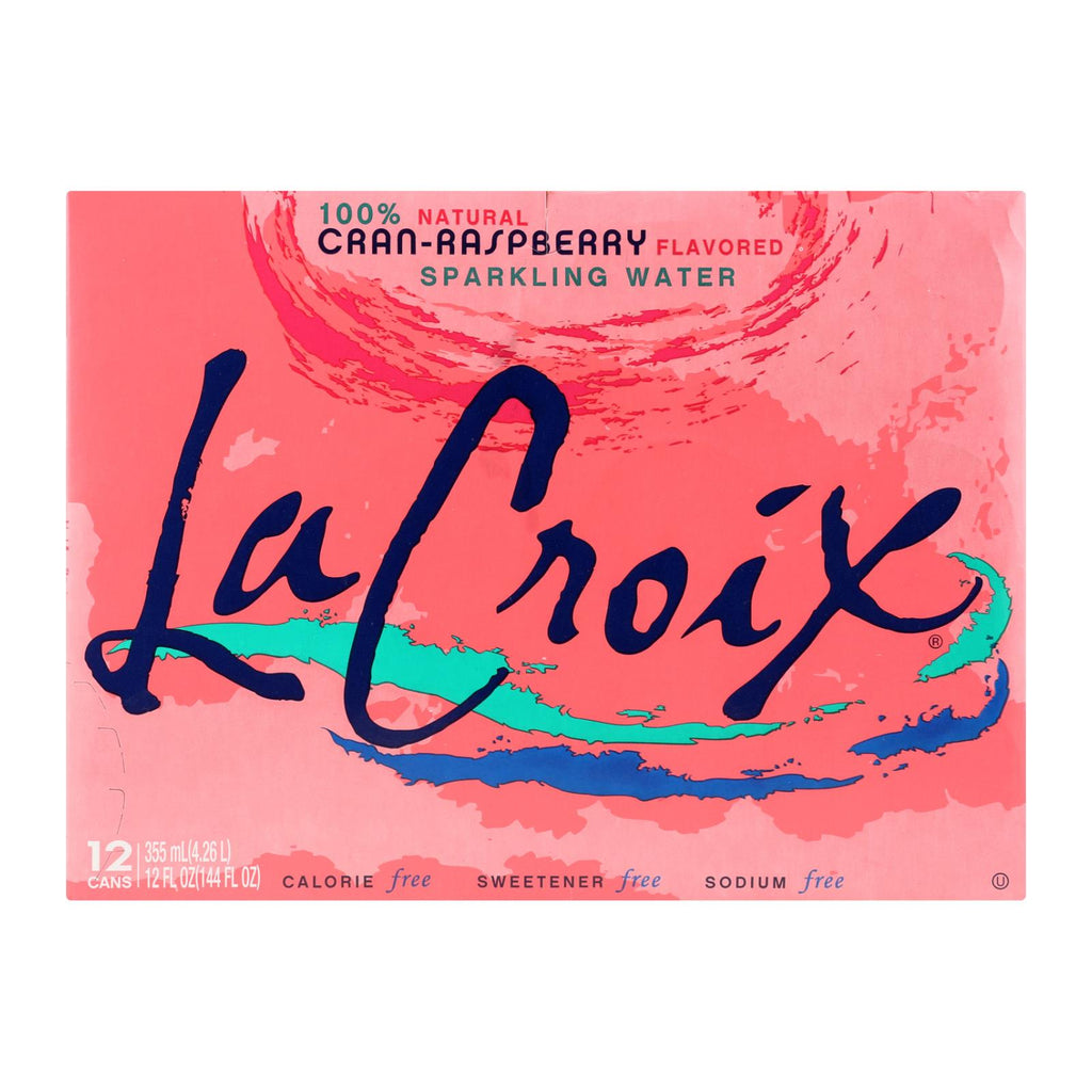 Lacroix Natural Sparkling Water - Cran-raspberry - Case Of 2 - 12 Fl Oz. - Lakehouse Foods