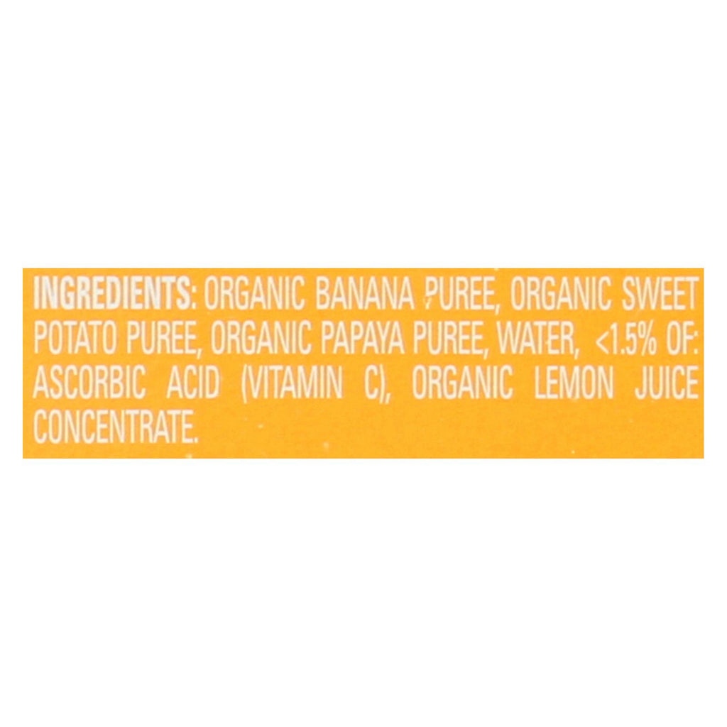 Happy Baby Happy Baby Clearly Crafted - Bananas Sweet Potatoes And Papayas - Case Of 16 - 4 Oz. - Lakehouse Foods