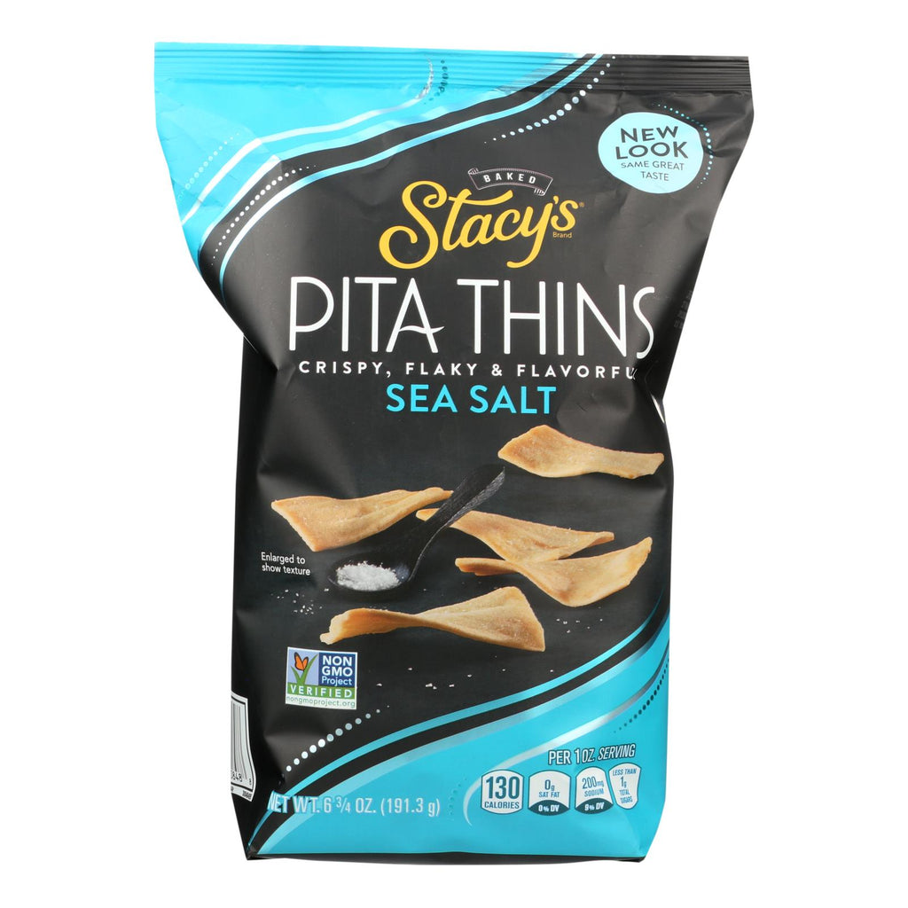 Stacy's Pita Chips Simply Naked Pita Chips - Case Of 8 - 6.75 Oz. - Lakehouse Foods