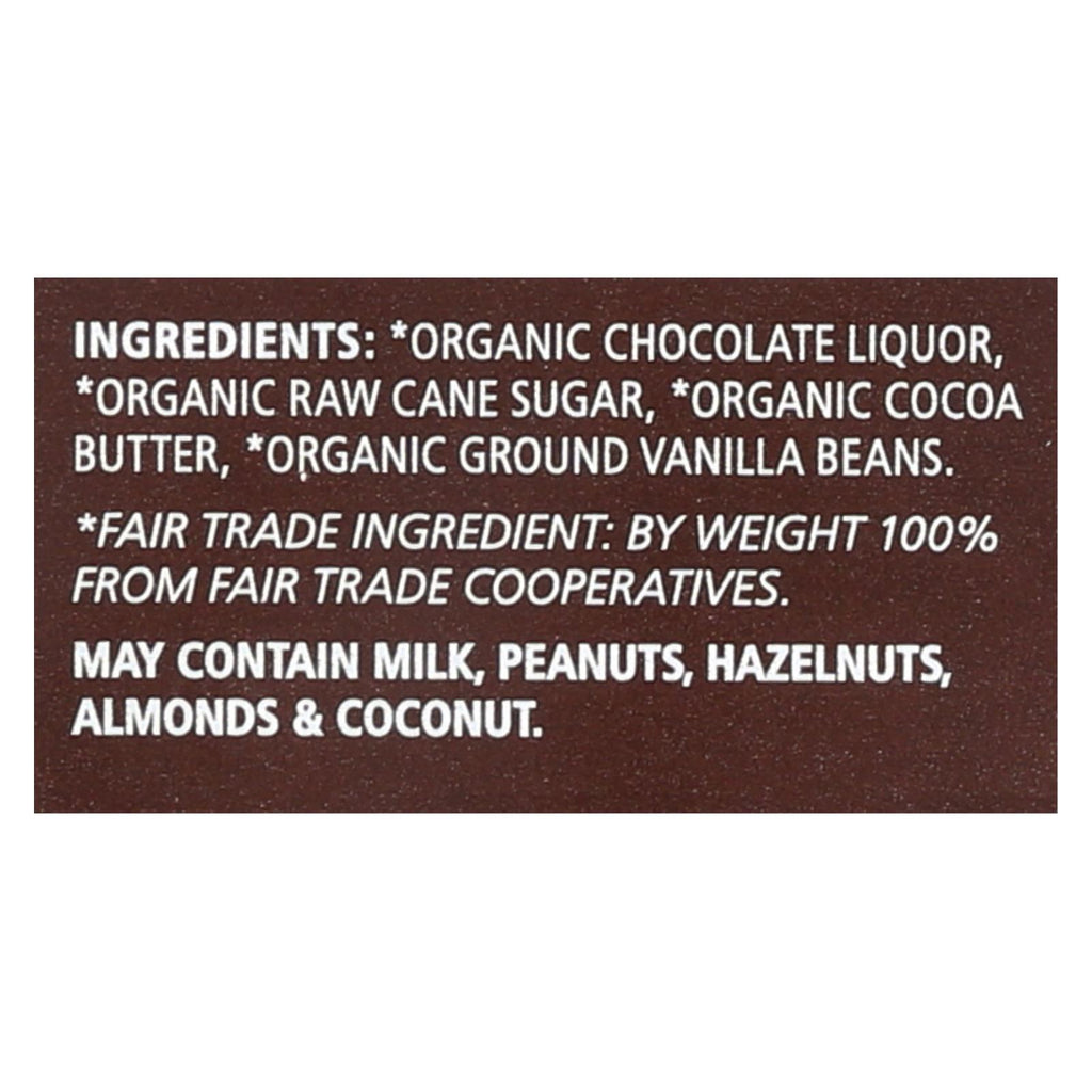 Equal Exchange Organic Dark Chocolate Bar - Panama Extra - Case Of 12 - 2.8 Oz. - Lakehouse Foods