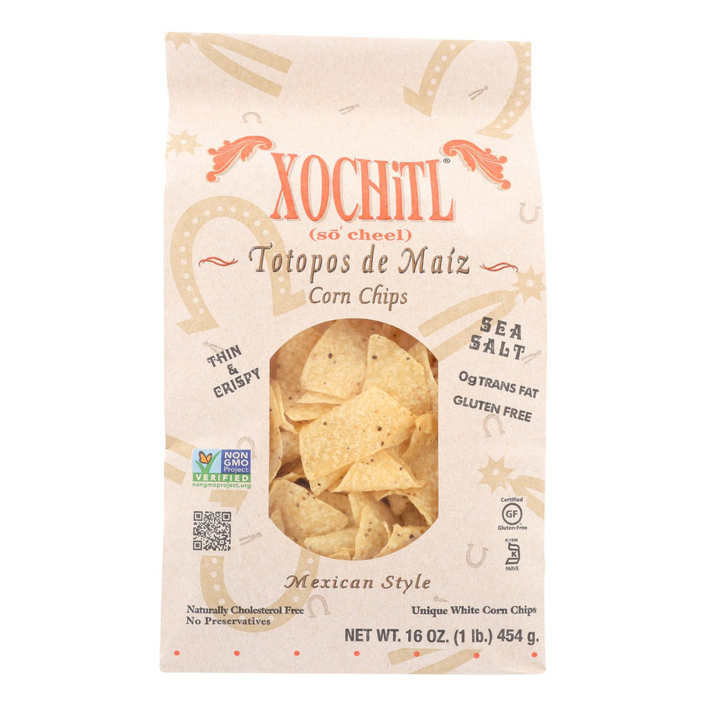 Xochitl Corn Chips - Salted - Case Of 9 - 16 Oz. - Lakehouse Foods