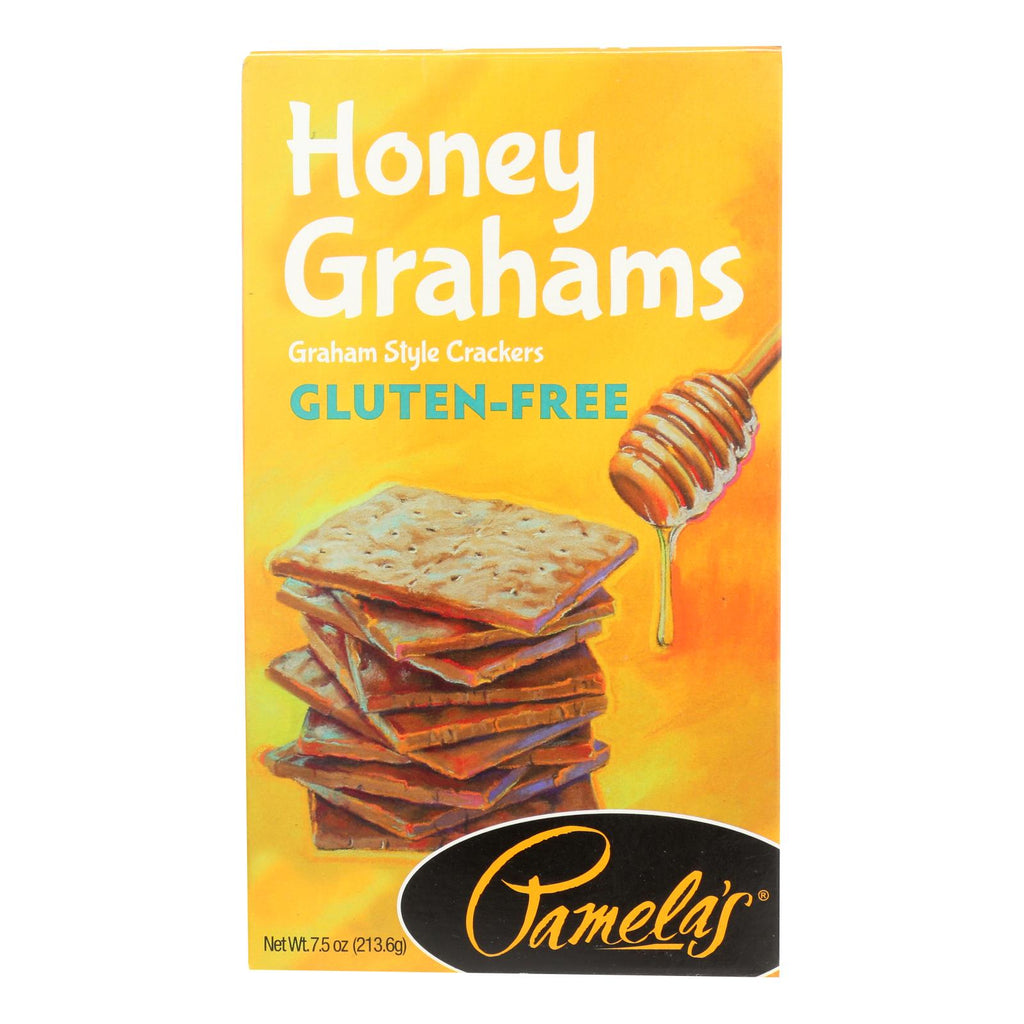 Pamela's Products - Graham Style Crackers - Honey - Case Of 6 - 7.5 Oz. - Lakehouse Foods