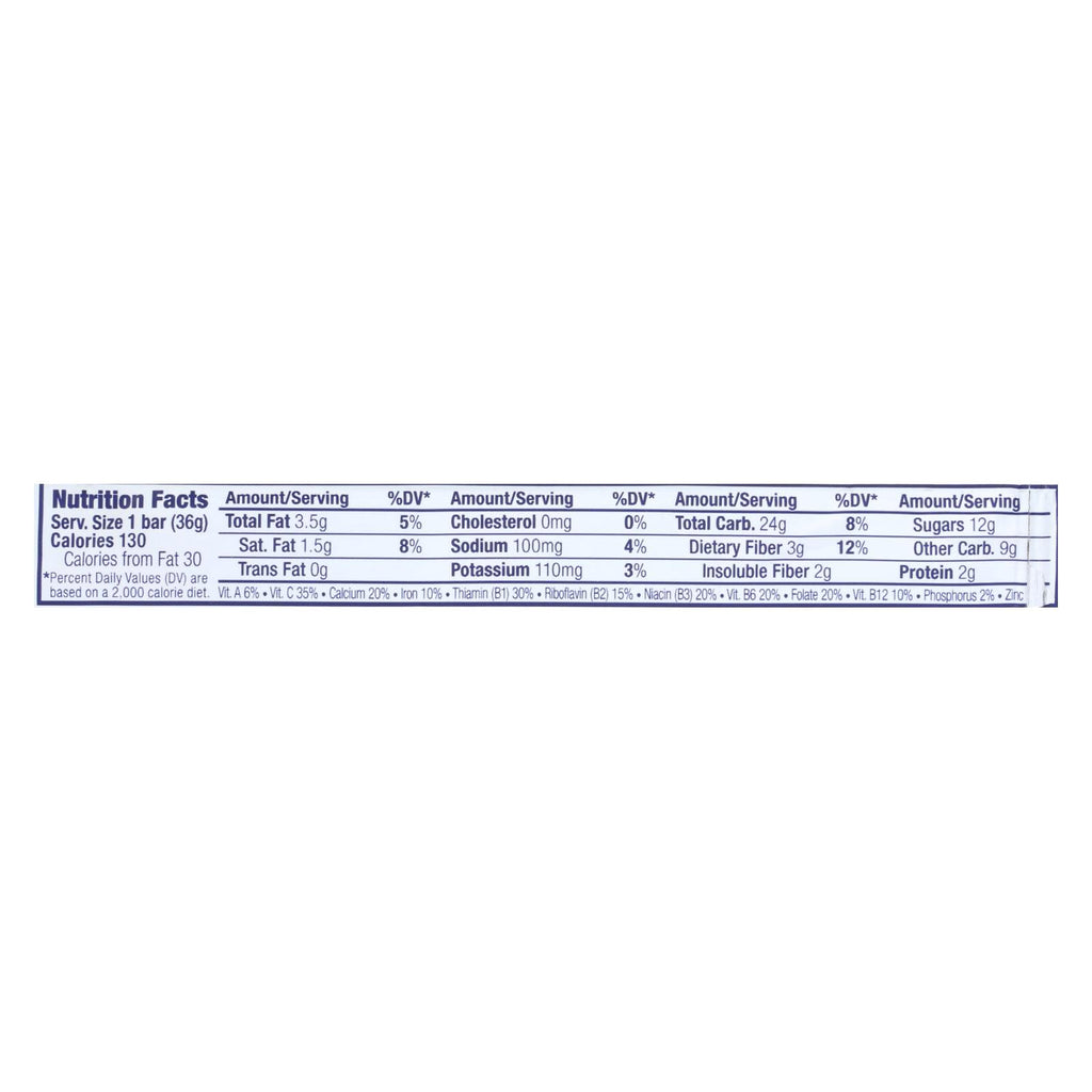 Clif Bar Zbar - Organic Chocolate Chip - Case Of 18 - 1.27 Oz - Lakehouse Foods