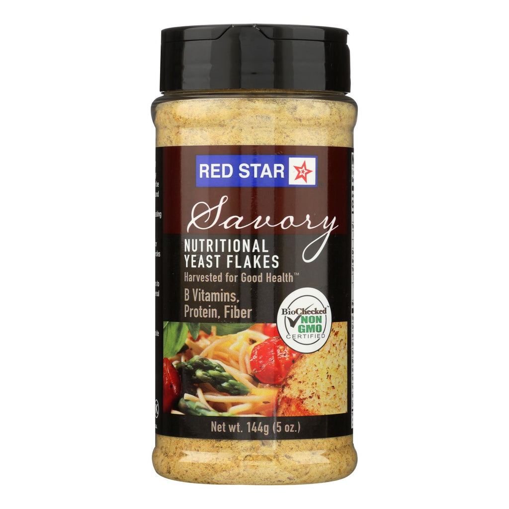 Red Star Nutritional Yeast Vegetarian Support Formula - Yeast Flakes - Mini - Case Of 6 - 5 Oz. - Lakehouse Foods