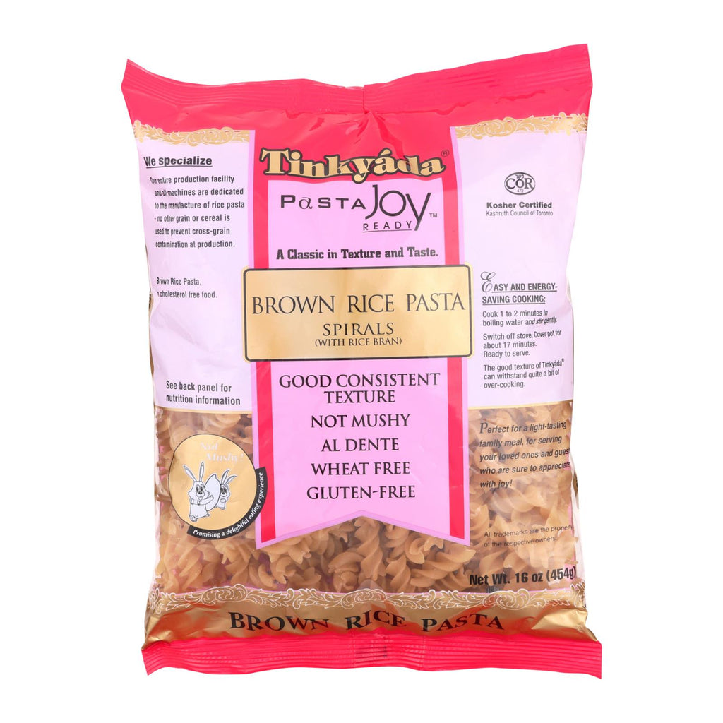 Tinkyada Brown Rice Spirals - Case Of 12 - 16 Oz - Lakehouse Foods