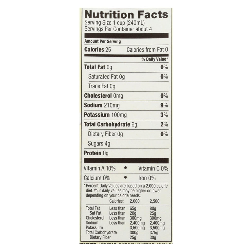 Kitchen Basics Vegetable Stock - Case Of 12 - 32 Fl Oz. - Lakehouse Foods