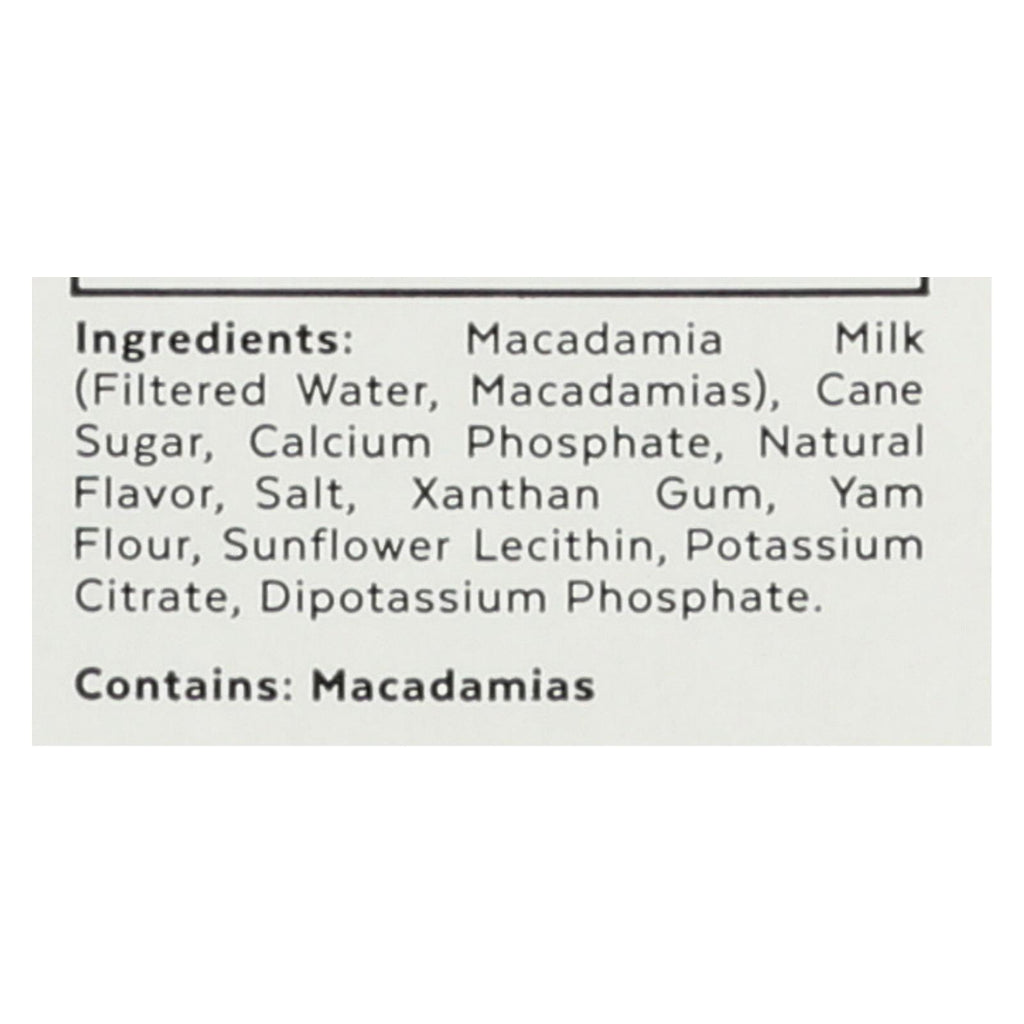 Milkadamia Macadamia Milk In Latte Da Barista - Case Of 6 - 32 Fz - Lakehouse Foods